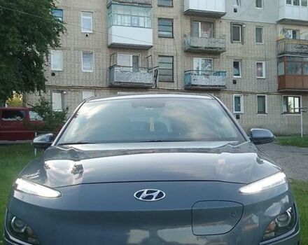 Серый Хендай Kona Electric, объемом двигателя 0 л и пробегом 71 тыс. км за 18500 $, фото 22 на Automoto.ua