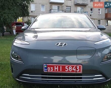 Серый Хендай Kona Electric, объемом двигателя 0 л и пробегом 71 тыс. км за 18500 $, фото 26 на Automoto.ua