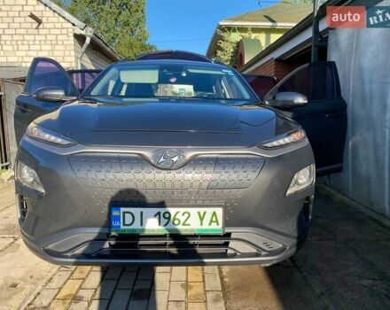 Сірий Хендай Kona Electric, об'ємом двигуна 0 л та пробігом 115 тис. км за 16600 $, фото 1 на Automoto.ua