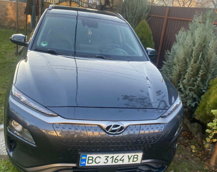 Сірий Хендай Kona Electric, об'ємом двигуна 0 л та пробігом 136 тис. км за 16500 $, фото 1 на Automoto.ua