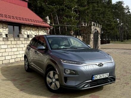 Серый Хендай Kona Electric, объемом двигателя 0 л и пробегом 76 тыс. км за 17990 $, фото 1 на Automoto.ua