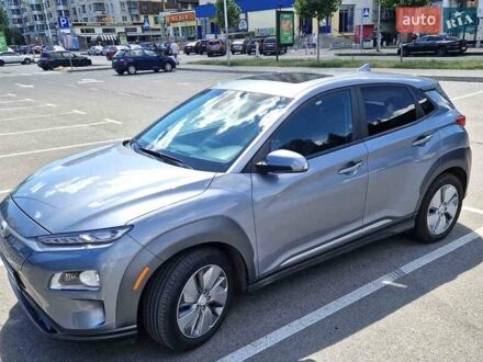 Сірий Хендай Kona Electric, об'ємом двигуна 0 л та пробігом 79 тис. км за 18500 $, фото 1 на Automoto.ua