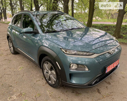 Синій Хендай Kona Electric, об'ємом двигуна 0 л та пробігом 119 тис. км за 18900 $, фото 4 на Automoto.ua