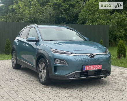 Синій Хендай Kona Electric, об'ємом двигуна 0 л та пробігом 35 тис. км за 25200 $, фото 1 на Automoto.ua