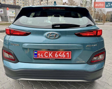 Синий Хендай Kona Electric, объемом двигателя 0 л и пробегом 134 тыс. км за 17800 $, фото 18 на Automoto.ua