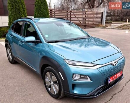 Синий Хендай Kona Electric, объемом двигателя 0 л и пробегом 107 тыс. км за 18400 $, фото 3 на Automoto.ua