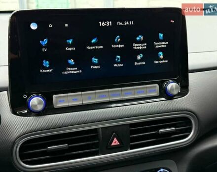 Синий Хендай Kona Electric, объемом двигателя 0 л и пробегом 116 тыс. км за 17604 $, фото 23 на Automoto.ua