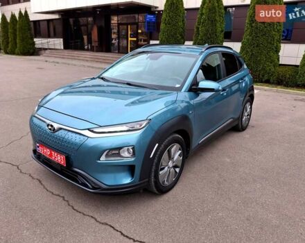 Синий Хендай Kona Electric, объемом двигателя 0 л и пробегом 107 тыс. км за 18400 $, фото 5 на Automoto.ua