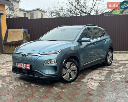 Синий Хендай Kona Electric, объемом двигателя 0 л и пробегом 55 тыс. км за 15800 $, фото 58 на Automoto.ua