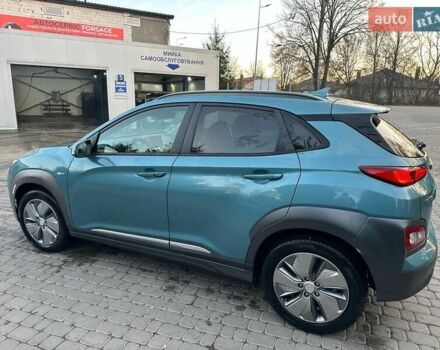 Синий Хендай Kona Electric, объемом двигателя 0 л и пробегом 49 тыс. км за 16500 $, фото 14 на Automoto.ua