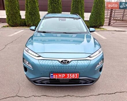 Синий Хендай Kona Electric, объемом двигателя 0 л и пробегом 107 тыс. км за 18400 $, фото 4 на Automoto.ua