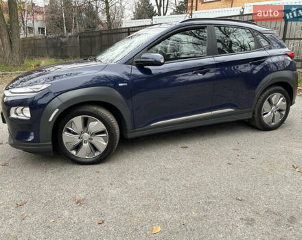 Синий Хендай Kona Electric, объемом двигателя 0 л и пробегом 118 тыс. км за 16780 $, фото 1 на Automoto.ua