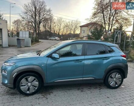 Синий Хендай Kona Electric, объемом двигателя 0 л и пробегом 49 тыс. км за 16500 $, фото 15 на Automoto.ua