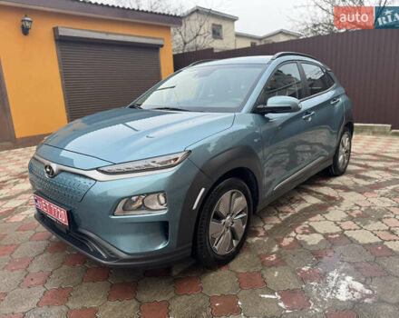 Синий Хендай Kona Electric, объемом двигателя 0 л и пробегом 55 тыс. км за 15800 $, фото 9 на Automoto.ua