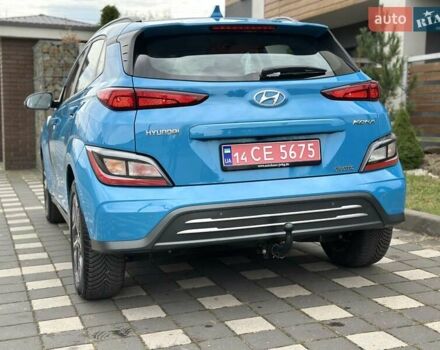 Синий Хендай Kona Electric, объемом двигателя 0 л и пробегом 49 тыс. км за 19950 $, фото 72 на Automoto.ua