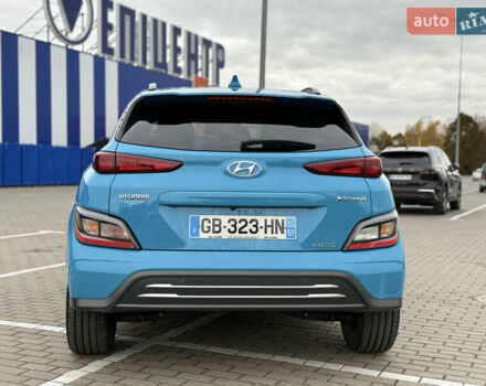 Синий Хендай Kona Electric, объемом двигателя 0 л и пробегом 50 тыс. км за 16500 $, фото 4 на Automoto.ua