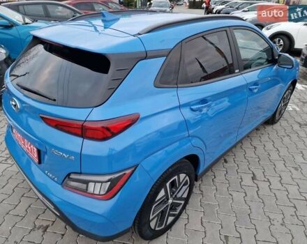Синий Хендай Kona Electric, объемом двигателя 0 л и пробегом 95 тыс. км за 16600 $, фото 12 на Automoto.ua