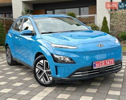 Синий Хендай Kona Electric, объемом двигателя 0 л и пробегом 49 тыс. км за 19950 $, фото 12 на Automoto.ua