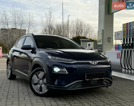 Синий Хендай Kona Electric, объемом двигателя 0 л и пробегом 65 тыс. км за 18500 $, фото 5 на Automoto.ua