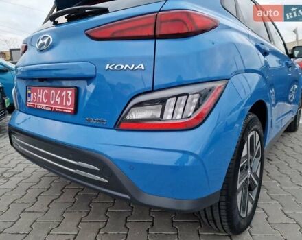 Синий Хендай Kona Electric, объемом двигателя 0 л и пробегом 95 тыс. км за 16600 $, фото 11 на Automoto.ua