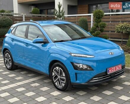 Синий Хендай Kona Electric, объемом двигателя 0 л и пробегом 49 тыс. км за 19950 $, фото 24 на Automoto.ua