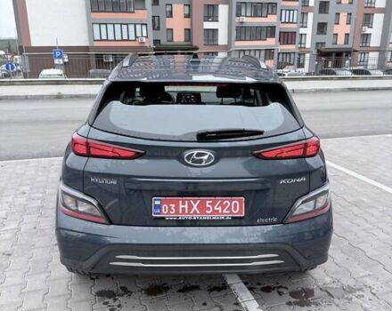 Синий Хендай Kona Electric, объемом двигателя 0 л и пробегом 60 тыс. км за 16300 $, фото 4 на Automoto.ua