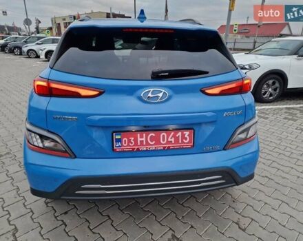 Синий Хендай Kona Electric, объемом двигателя 0 л и пробегом 95 тыс. км за 16600 $, фото 13 на Automoto.ua