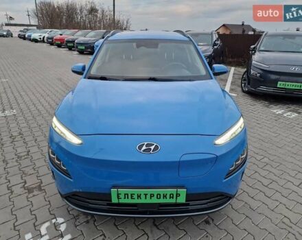 Синий Хендай Kona Electric, объемом двигателя 0 л и пробегом 95 тыс. км за 16600 $, фото 3 на Automoto.ua