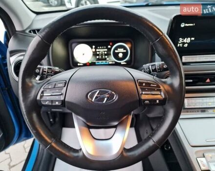 Синий Хендай Kona Electric, объемом двигателя 0 л и пробегом 95 тыс. км за 16600 $, фото 25 на Automoto.ua