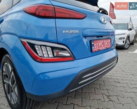 Синий Хендай Kona Electric, объемом двигателя 0 л и пробегом 95 тыс. км за 16600 $, фото 15 на Automoto.ua
