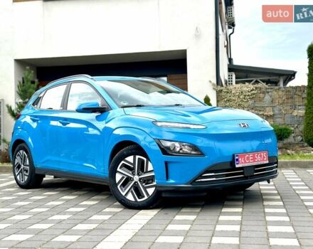 Синий Хендай Kona Electric, объемом двигателя 0 л и пробегом 49 тыс. км за 19950 $, фото 1 на Automoto.ua
