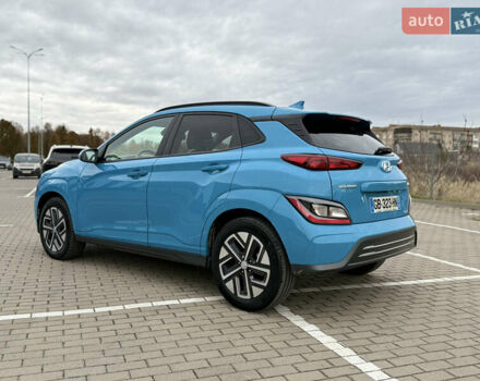 Синий Хендай Kona Electric, объемом двигателя 0 л и пробегом 50 тыс. км за 16500 $, фото 3 на Automoto.ua