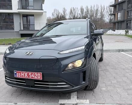 Синий Хендай Kona Electric, объемом двигателя 0 л и пробегом 60 тыс. км за 16300 $, фото 1 на Automoto.ua