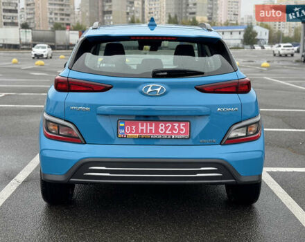 Синий Хендай Kona Electric, объемом двигателя 0 л и пробегом 53 тыс. км за 16700 $, фото 10 на Automoto.ua