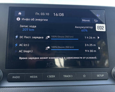 Синій Хендай Kona Electric, об'ємом двигуна 0 л та пробігом 70 тис. км за 16900 $, фото 17 на Automoto.ua