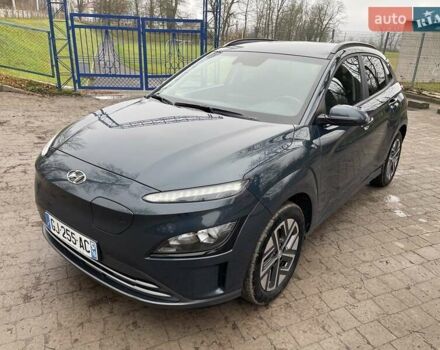 Синий Хендай Kona Electric, объемом двигателя 0 л и пробегом 40 тыс. км за 16800 $, фото 3 на Automoto.ua