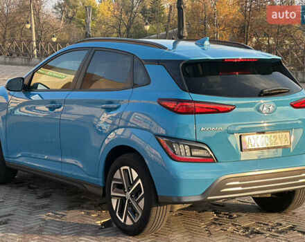 Синий Хендай Kona Electric, объемом двигателя 0 л и пробегом 28 тыс. км за 22990 $, фото 3 на Automoto.ua