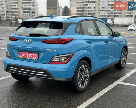 Синий Хендай Kona Electric, объемом двигателя 0 л и пробегом 53 тыс. км за 16700 $, фото 11 на Automoto.ua