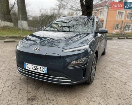 Синий Хендай Kona Electric, объемом двигателя 0 л и пробегом 40 тыс. км за 16800 $, фото 1 на Automoto.ua