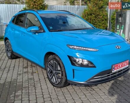 Синий Хендай Kona Electric, объемом двигателя 0 л и пробегом 49 тыс. км за 17333 $, фото 7 на Automoto.ua