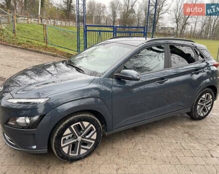Синий Хендай Kona Electric, объемом двигателя 0 л и пробегом 40 тыс. км за 16800 $, фото 4 на Automoto.ua