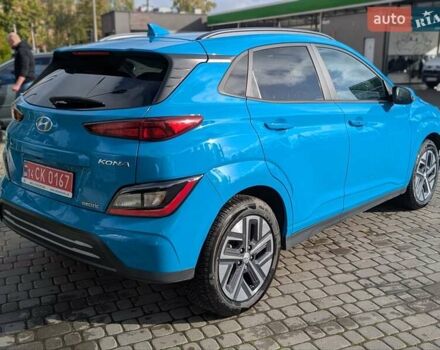 Синий Хендай Kona Electric, объемом двигателя 0 л и пробегом 49 тыс. км за 17333 $, фото 5 на Automoto.ua