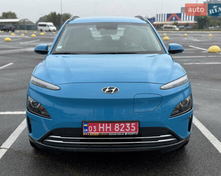 Синий Хендай Kona Electric, объемом двигателя 0 л и пробегом 53 тыс. км за 16700 $, фото 5 на Automoto.ua