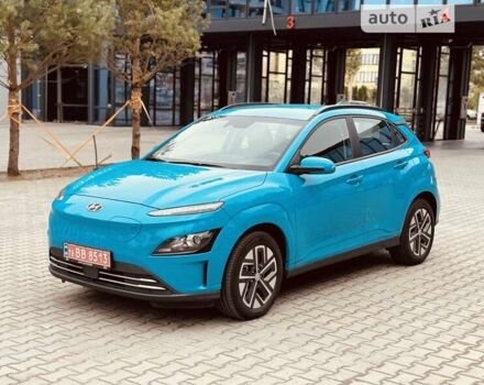 Синій Хендай Kona Electric, об'ємом двигуна 0 л та пробігом 7 тис. км за 21900 $, фото 4 на Automoto.ua