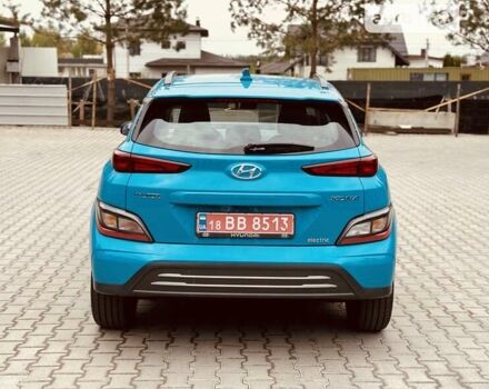 Синій Хендай Kona Electric, об'ємом двигуна 0 л та пробігом 7 тис. км за 21900 $, фото 6 на Automoto.ua