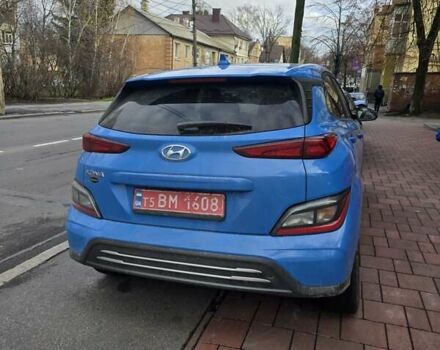 Синий Хендай Kona Electric, объемом двигателя 0 л и пробегом 101 тыс. км за 18300 $, фото 2 на Automoto.ua