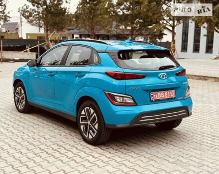 Синій Хендай Kona Electric, об'ємом двигуна 0 л та пробігом 7 тис. км за 21900 $, фото 7 на Automoto.ua