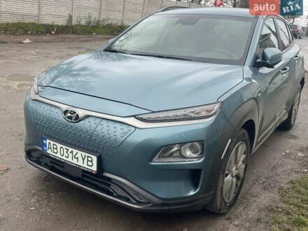 Синий Хендай Kona Electric, объемом двигателя 0 л и пробегом 49 тыс. км за 16500 $, фото 1 на Automoto.ua