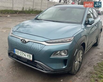 Синий Хендай Kona Electric, объемом двигателя 0 л и пробегом 49 тыс. км за 16500 $, фото 1 на Automoto.ua