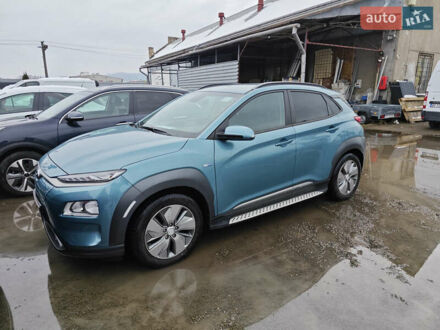 Синий Хендай Kona Electric, объемом двигателя 0 л и пробегом 38 тыс. км за 18800 $, фото 1 на Automoto.ua